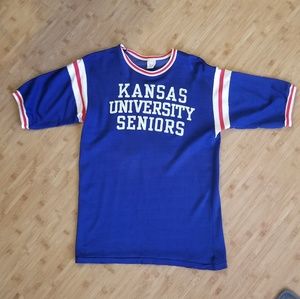 Vintage Kansas city seniors football jersey
